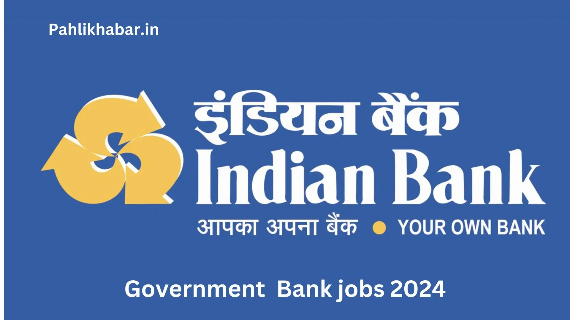 Government Bank jobs 2024