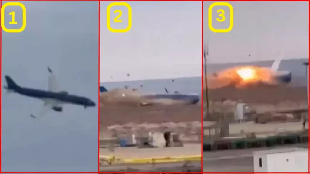 Azerbaijan Airlines plane crashes