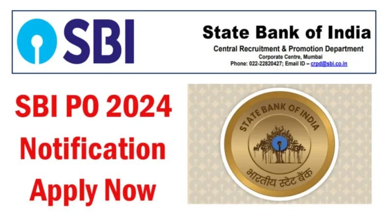 SBI PO notification 2024